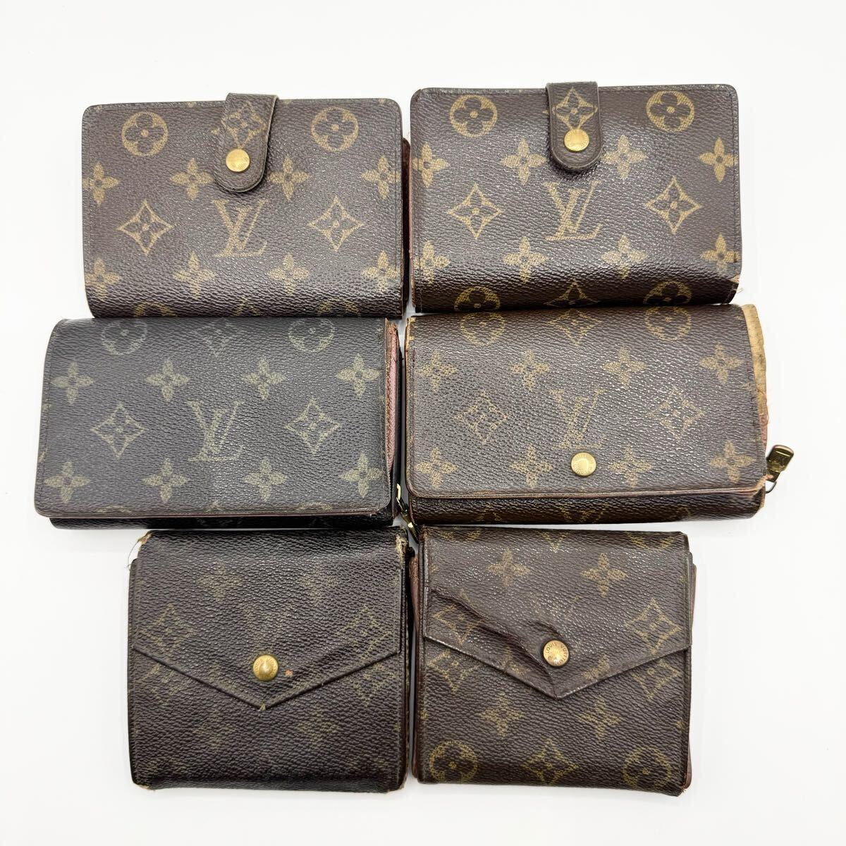 ■1円?■保存箱■LOUIS VUITTON ルイヴィトン まとめ売り モノグラム 二つ折り 三つ 小銭入れ キーケース コインケース 小物 20點 大量