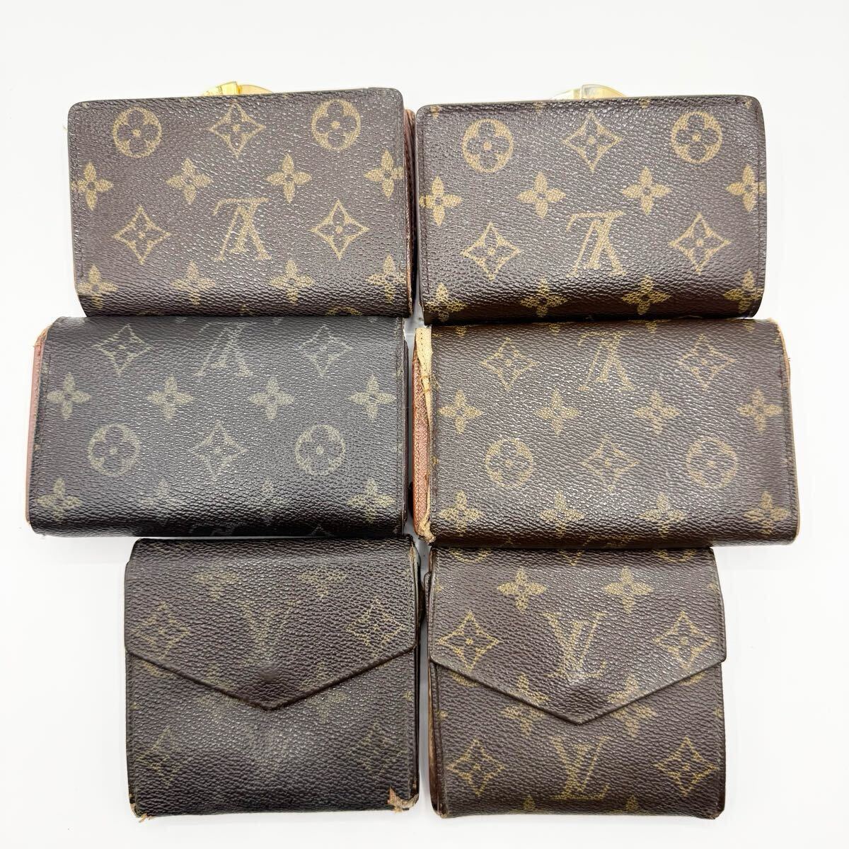 ■1円?■保存箱■LOUIS VUITTON ルイヴィトン まとめ売り モノグラム 二つ折り 三つ 小銭入れ キーケース コインケース 小物 20點 大量