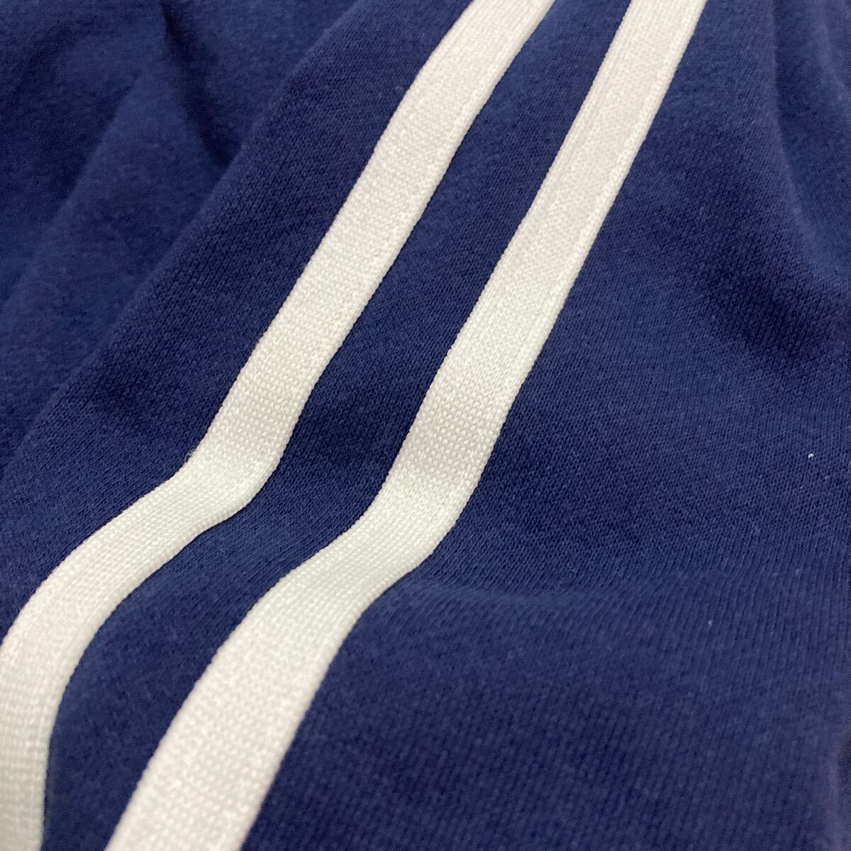  новый товар быстрое решение бесплатная доставка!umbro Umbro рукав линия обратная сторона ворсистый футболка L размер средний темно-синий хлопок 60% полиэстер 40%