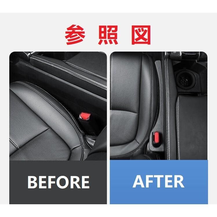 新作 プジョー 高品質(zhì) 車用隙間クッション 2個セット センターコンソール隙間埋め ポリウレタン材質(zhì) シートサイドクッション 落下防止