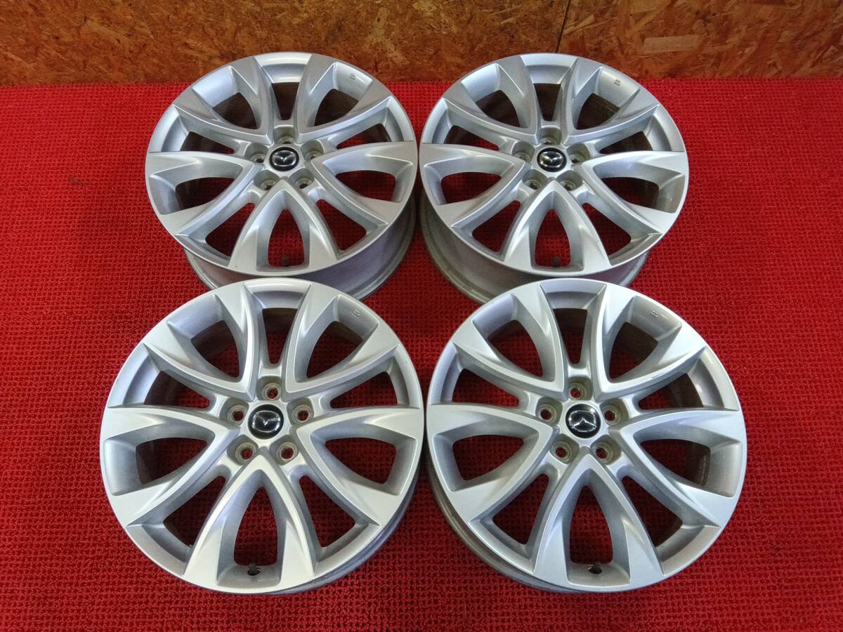 マツダ CX-5純正 19インチホイール 7J +50 PCD114.3 4本 売切 マツダ CX-5純正 19インチホイール 7J +50 PCD114.3 4本 売切