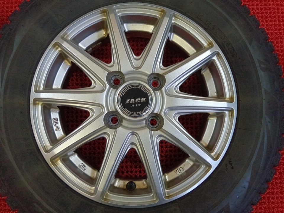 ブリヂストン VRX2 145/80R13 社外 ZACK JP-710 13×4J 4H/100 溝 ブリヂストン VRX2 145/80R13 社外 ZACK JP-710 13×4J 4H/100 溝