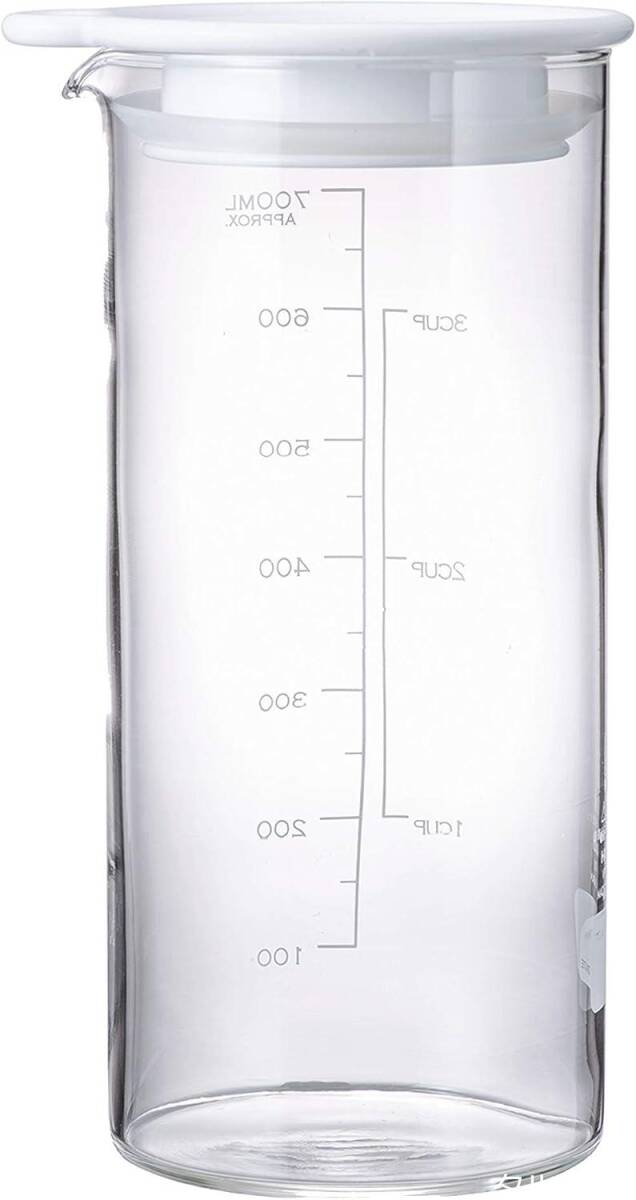 HARIO(ハリオ) ビネガーズ ピクルスポット 700ml 漬物 保存容器 ホワイト 日本製 VPP-700-W