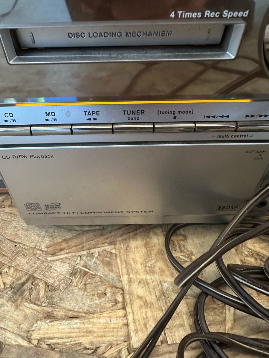 KENWOOD システムコンポ RXD-SV3MD CD MD ラジカセ ジャンク(MD KENWOOD システムコンポ RXD-SV3MD CD MD ラジカセ ジャンク(MD