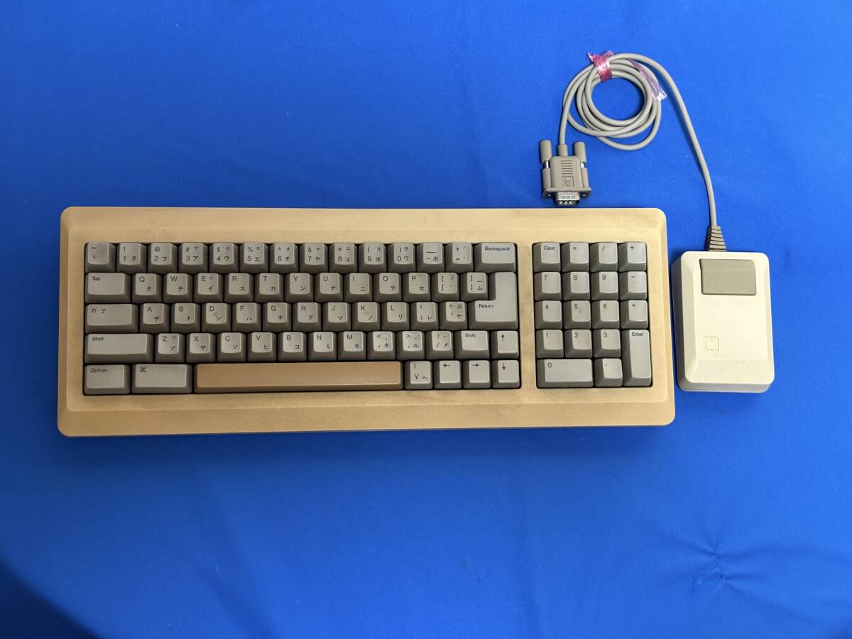 Apple Macintosh plus仕様の 日本語キーボード マウス Apple Macintosh plus仕様の 日本語キーボード マウス