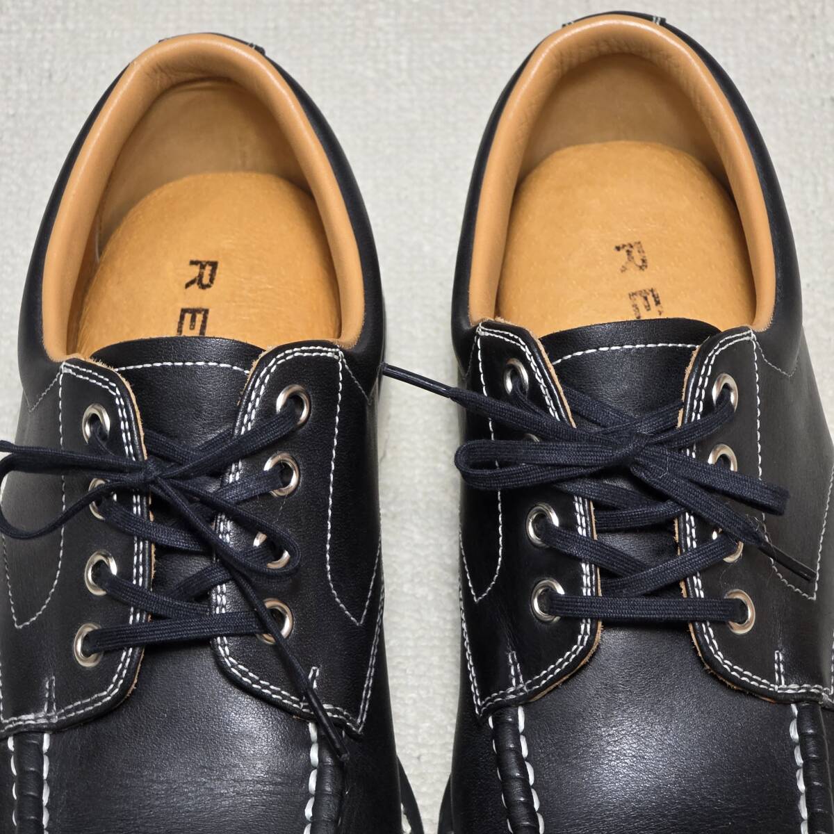 【美品】 REGAL STANDARDS 462R AE 25.0 cm ブラック リーガル スタンダード ローカット