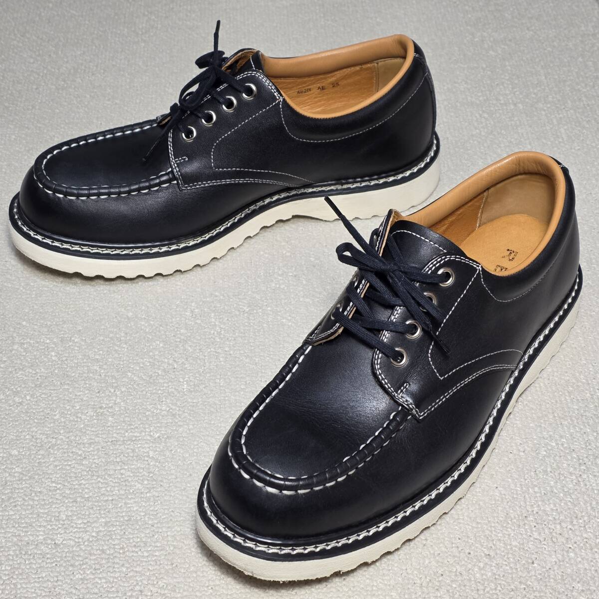 【美品】 REGAL STANDARDS 462R AE 25.0 cm ブラック リーガル スタンダード ローカット