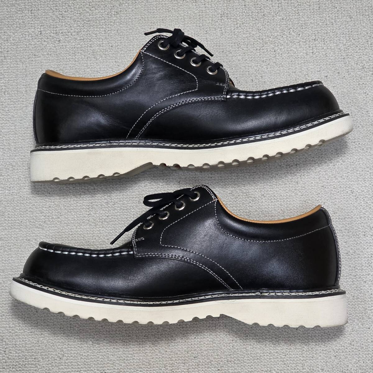 【美品】 REGAL STANDARDS 462R AE 25.0 cm ブラック リーガル スタンダード ローカット