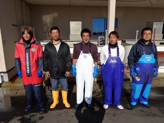東松島鳴瀬の海苔生産組合の方々
