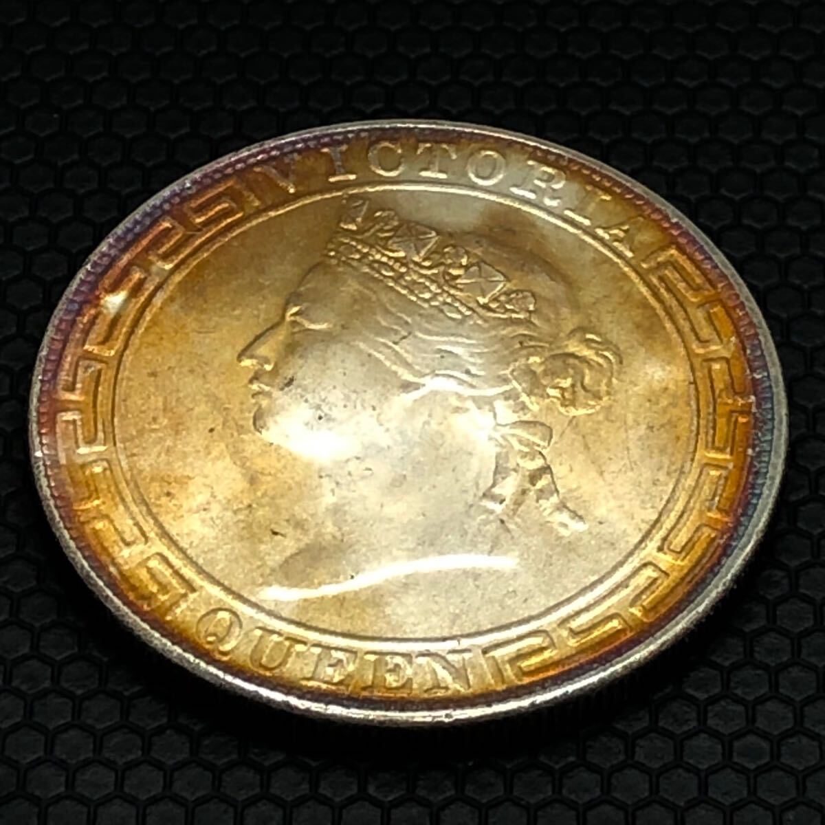 977) 英領 香港 ヴィクトリア女王 壹圓銀幣 1ドル銀貨 1867年 977) 英領 香港 ヴィクトリア女王 壹圓銀幣 1ドル銀貨 1867年
