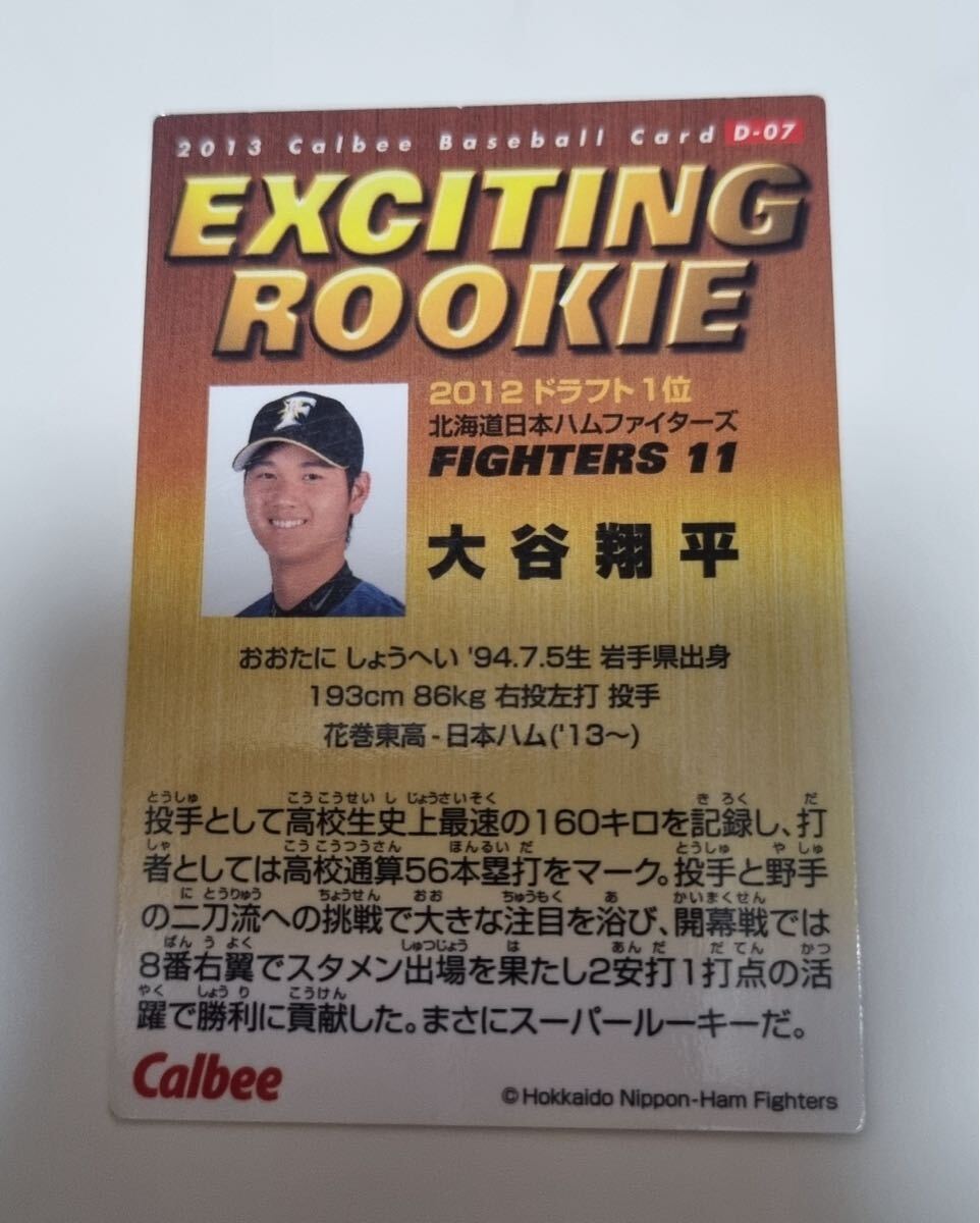 大谷翔平 2013 ROOKIE 二刀流 SHOHEI OHTANI RC プロ野球 大谷翔平 2013 ROOKIE 二刀流 SHOHEI OHTANI RC プロ野球