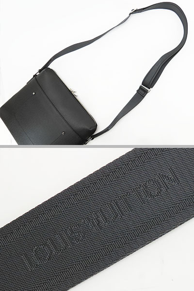 ほぼ新品 ルイヴィトン タイガ グリゴリ メッセンジャーPM 斜め掛け ショルダーバッグ クロスボディバッグ ブラック M30238_画像7