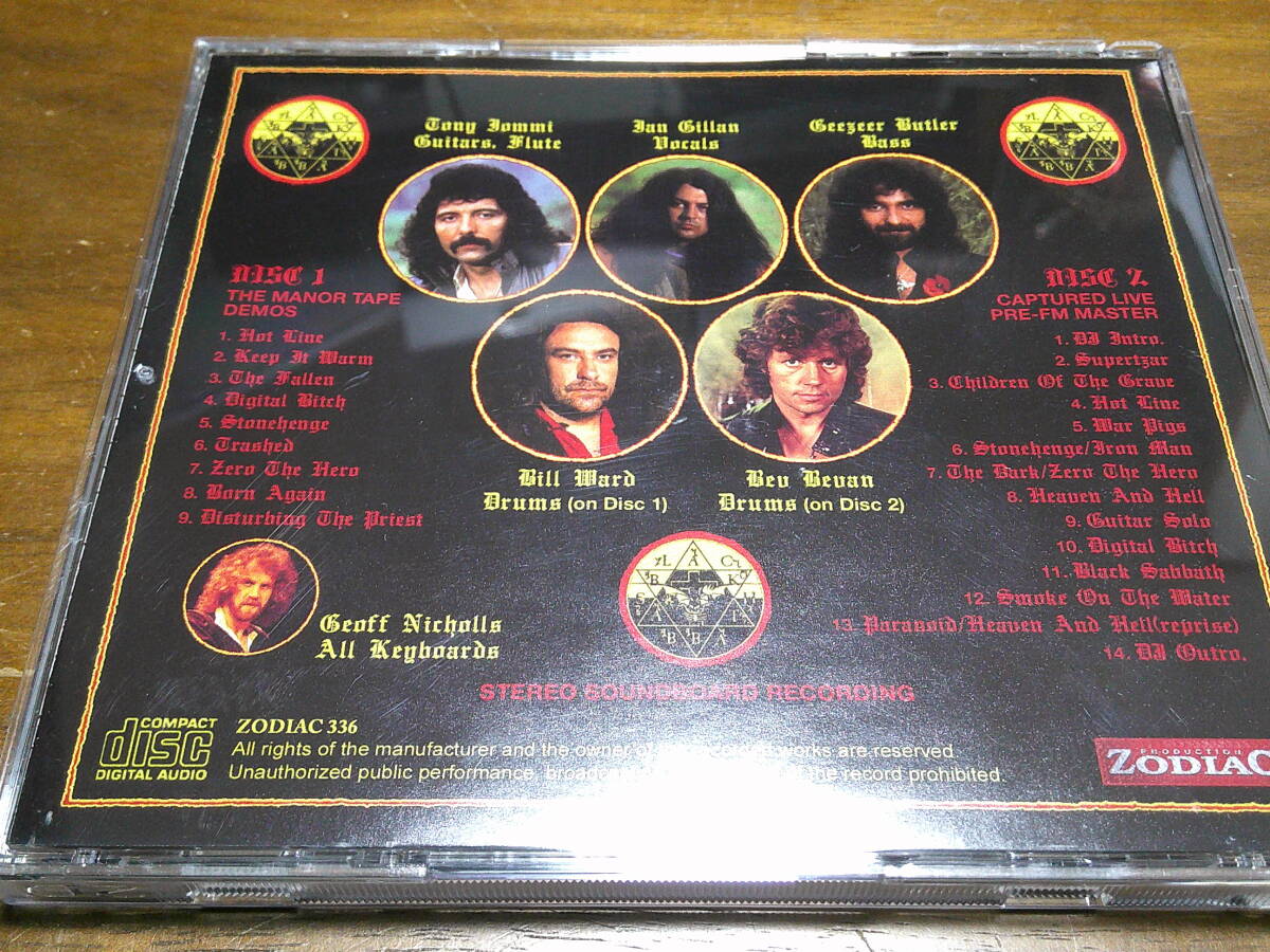 !_Black Sabbath{ Legendary Masters 83 Soundboard Recording }* departure . источник звука 2 листов комплект 