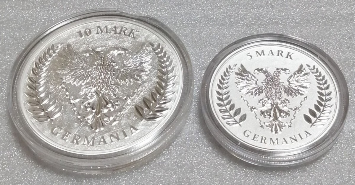 2オンス 2025 ゲルマニア 銀貨 純銀 メダル BU 完全未使用品 2オンス 2025 ゲルマニア 銀貨 純銀 メダル BU 完全未使用品
