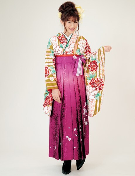  кимоно hakama комплект Junior для . исправление женщина . зеленый чай цвет пепел L H*L согласовано рост 135~143cm новый товар ( АО ) дешево рисовое поле магазин NO25382-02 NO39939