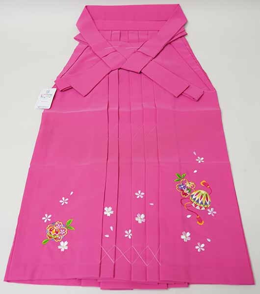  hakama вышивка лампа с бумажным абажуром hakama одиночный товар женщина . лопатка есть 10~13 лет для розовый цвет hakama длина 80cm... ангел девочка церемония окончания новый товар ( АО ) дешево рисовое поле магазин NO41609