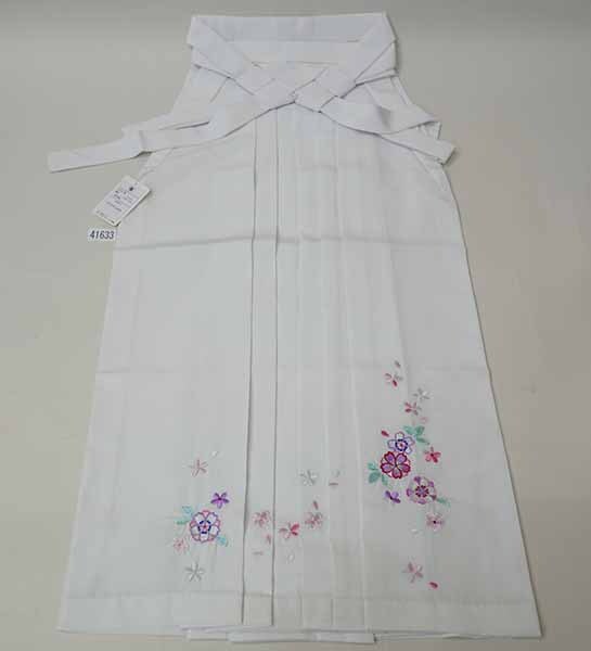  hakama вышивка лампа с бумажным абажуром hakama одиночный товар женщина . лопатка есть 10 лет ~13 лет для белый земля hakama длина 80cm... ангел девочка церемония окончания новый товар ( АО ) дешево рисовое поле магазин NO41627