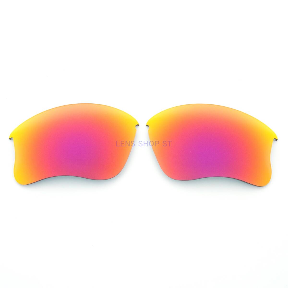 オークリー OAKLEY サングラス フラックジャケットXLJ FLAK JACKET XLJ 交換レンズ 偏光レンズ ダークレッド 1297
