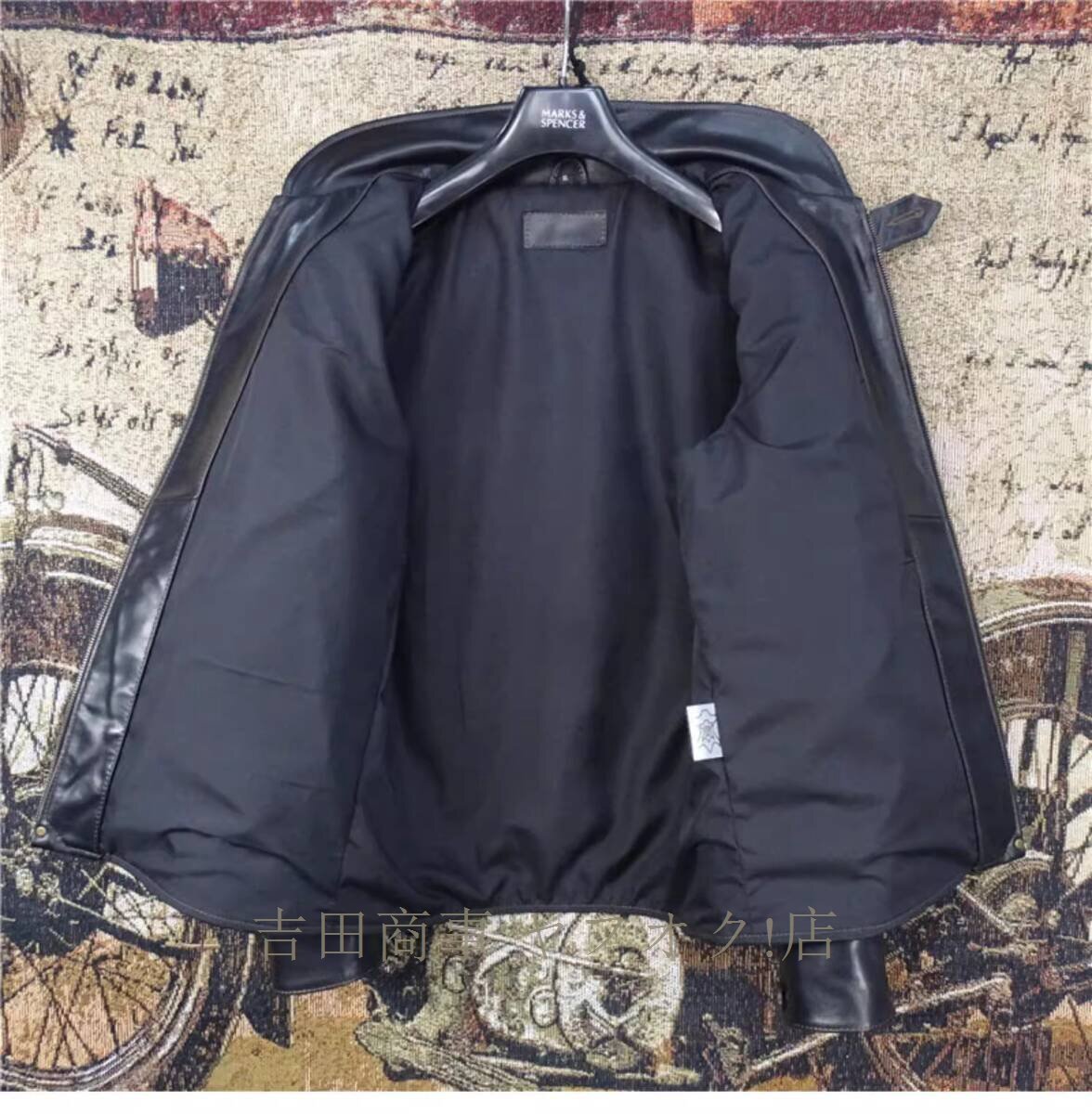 ☆新品高級(jí)感溢れる レザージャケット 機(jī)関車ライダースジャケット 本革 牛革 カウハイド ハーレー レザーコート バイクレザー 革ジャン