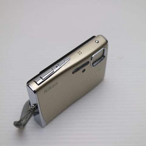 超美品 COOLPIX S52 ベージュゴールド 即日発送 Nikon デジカメ デジタルカメラ 本体 あすつく 土日祝発送OK