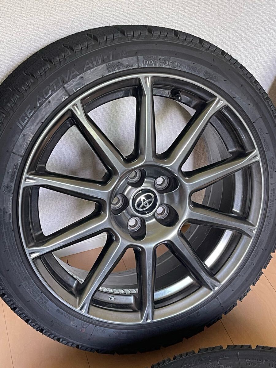86 zn6 純正ホイール+スタッドレス 5H100 7.5J(スタッドレス 86 zn6 純正ホイール+スタッドレス 5H100 7.5J(スタッドレス