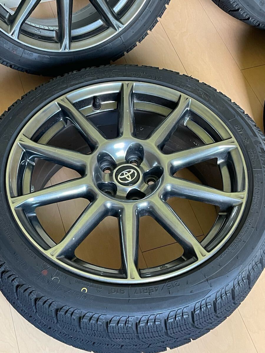 86 zn6 純正ホイール+スタッドレス 5H100 7.5J(スタッドレス 86 zn6 純正ホイール+スタッドレス 5H100 7.5J(スタッドレス