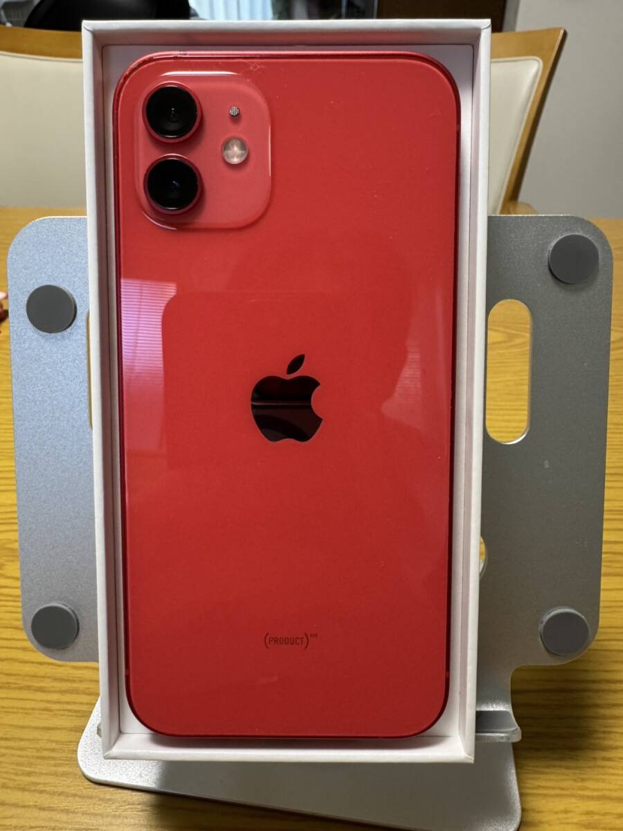 iphone12 256GB レッド SIMフリー 化 バッテリーも交換済です iphone12 256GB レッド SIMフリー 化 バッテリーも交換済です
