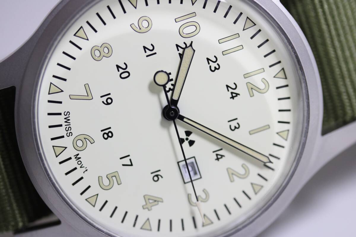 N.W.C NABAL WATCH COMPANY ナバル・ウォッチ・カンパニー クォーツ腕時計 復刻ミリタリーウォッチ アメリカ軍ミリタリーウォッチ NWC_画像3
