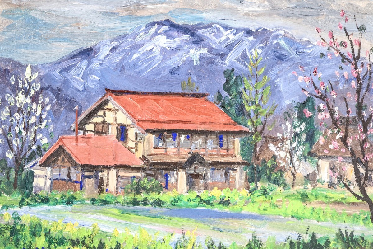 Yahoo!オークション - 真作 梶田英一 油彩「信濃四谷」画寸 F6