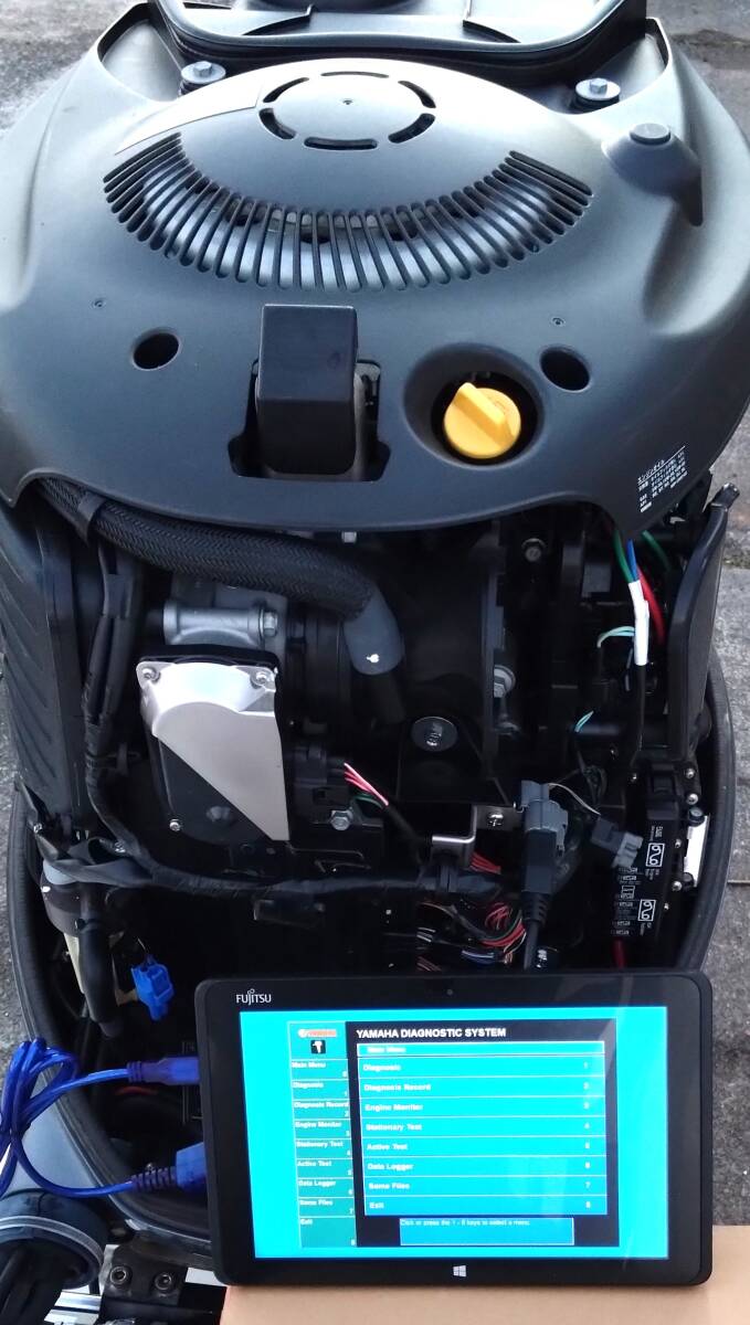 ヤマハ 船外機 F200F 診断機 故障診断 警告灯 チェックエンジン ヤマハ 船外機 F200F 診断機 故障診断 警告灯 チェックエンジン