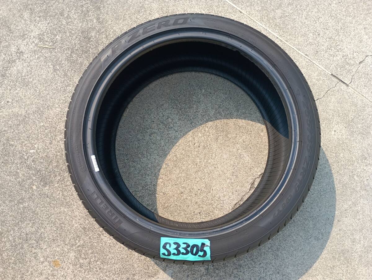 PIRELLI ピレリ P-ZERO ピ－ゼロ タイヤ1本のみ 255/35 ZR19(96Y) 製造周年：2215 タイヤ溝：約6.5ｍｍ　S3405 _画像1