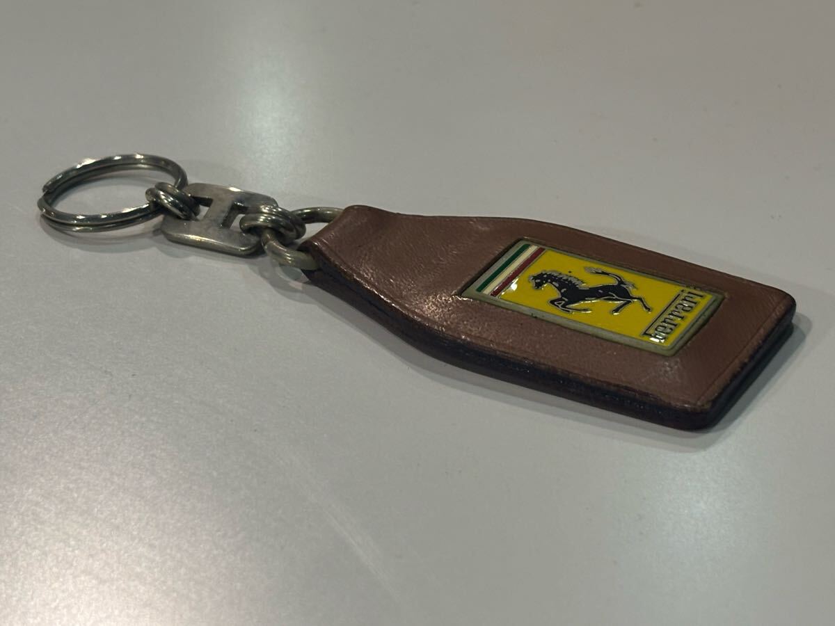 ☆FERRARI フェラーリ　純正 キーホルダー　キーリング　1980年代　ビンテージ　スケドーニ社制☆