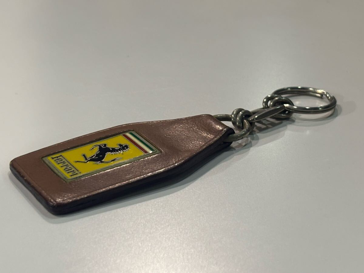 ☆FERRARI フェラーリ　純正 キーホルダー　キーリング　1980年代　ビンテージ　スケドーニ社制☆