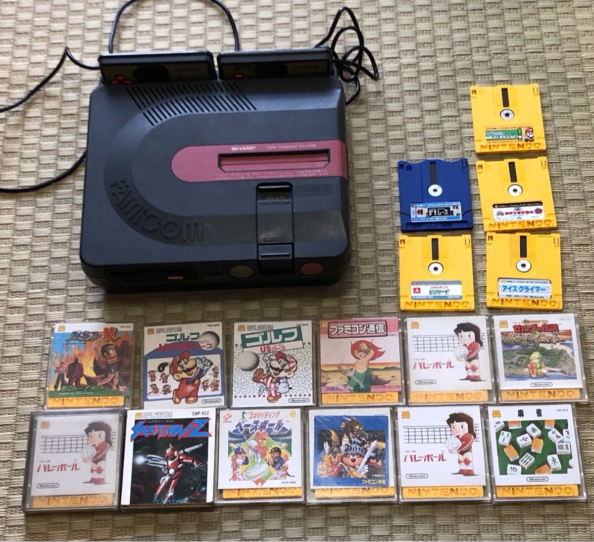 1円スタート ツインファミコン 本体 ディスクシステム ソフト 17 1円スタート ツインファミコン 本体 ディスクシステム ソフト 17