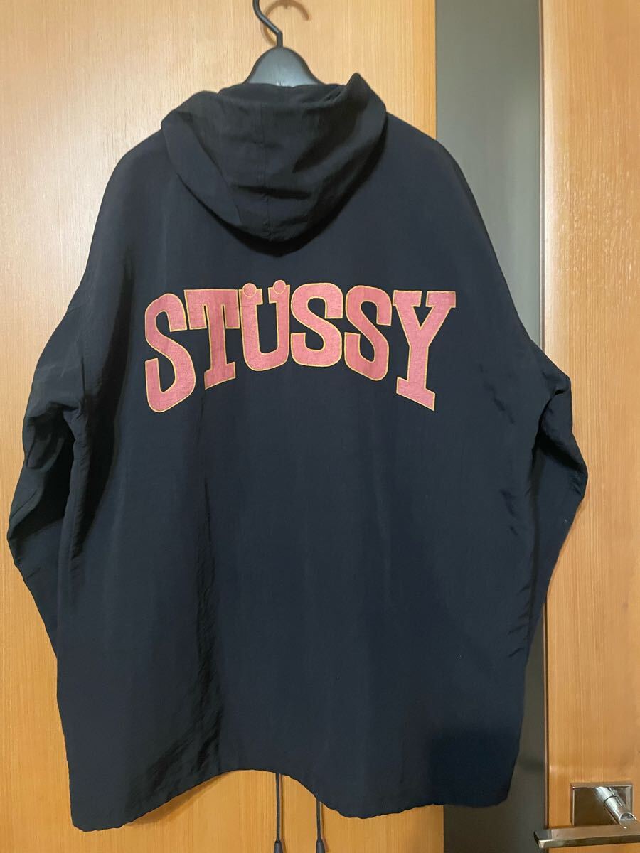 激レア アーカイブ『STUSSY』80s 黒タグUSA製 ナイロンフー 激レア アーカイブ『STUSSY』80s 黒タグUSA製 ナイロンフー