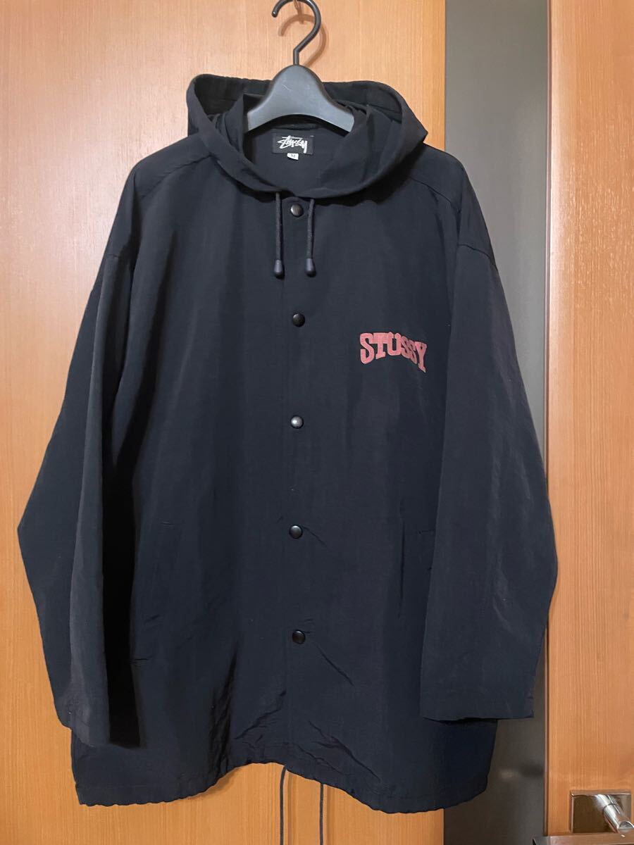 激レア アーカイブ『STUSSY』80s 黒タグUSA製 ナイロンフー 激レア アーカイブ『STUSSY』80s 黒タグUSA製 ナイロンフー