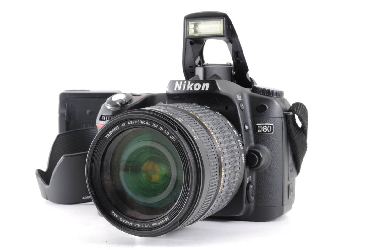 シャッター回数 7242回 動作品 ニコン Nikon D80 レンズ TAMRON シャッター回数 7242回 動作品 ニコン Nikon D80 レンズ TAMRON