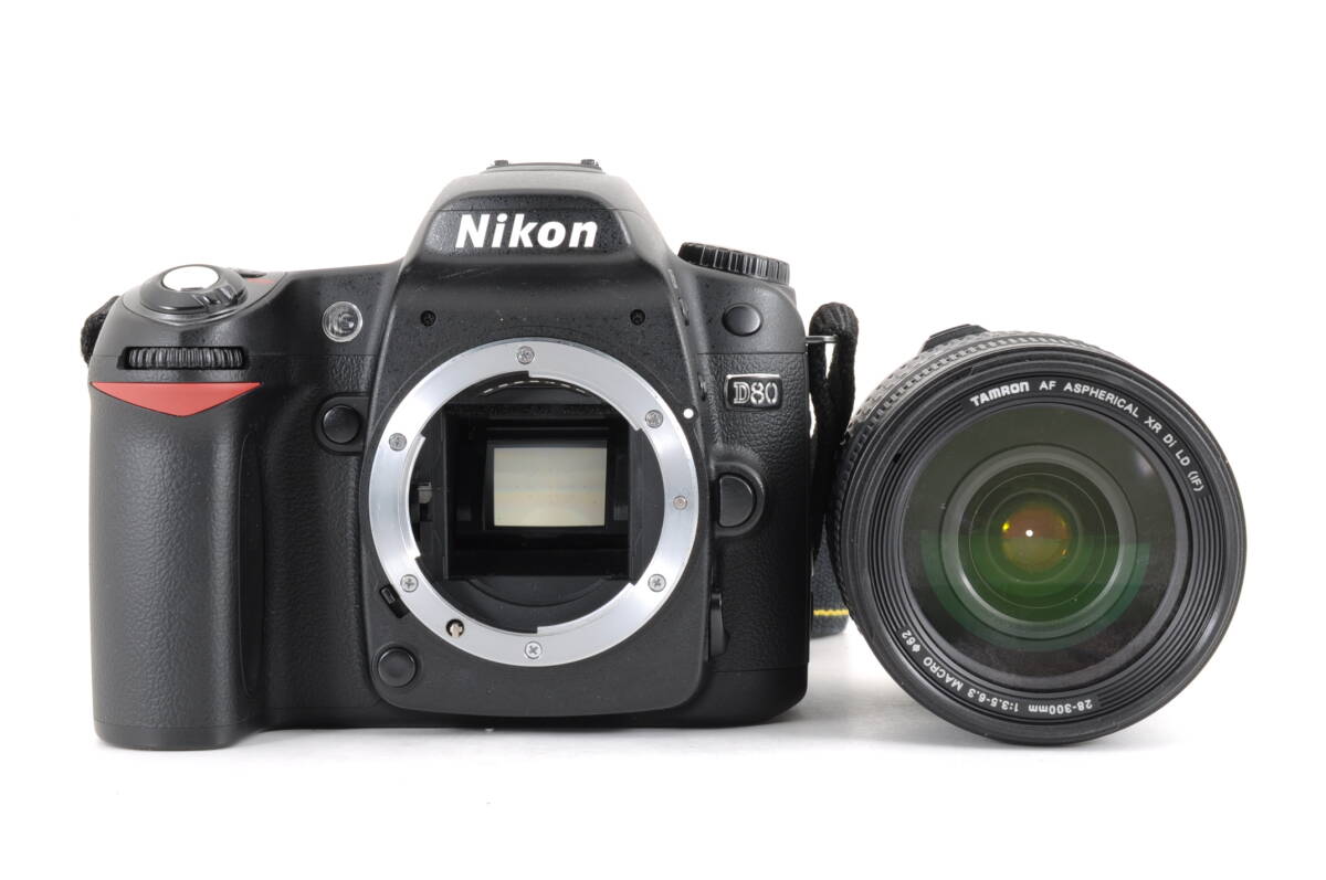 シャッター回数 7242回 動作品 ニコン Nikon D80 レンズ TAMRON シャッター回数 7242回 動作品 ニコン Nikon D80 レンズ TAMRON