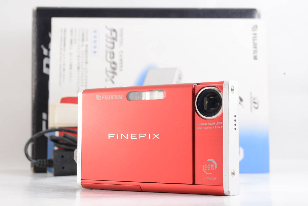 動作品 富士フィルム FUJIFILM FinePix Z1 ファインピックス 赤