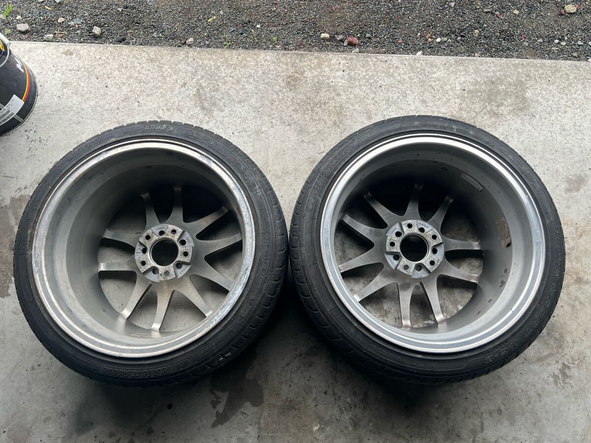 ワーク エモーション cr kai 18インチ 9.5j+12 2本 タイヤ付き ワーク エモーション cr kai 18インチ 9.5j+12 2本 タイヤ付き