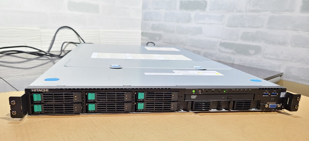 [ текущее состояние товар ] труба 1M42 HITACHI система оборудование GUA211AN-GJNANK0 CPU XEON E5-2640V3 Bios пуск OK память 8GB(×2 листов ),HDD нет,HDD крепление есть 
