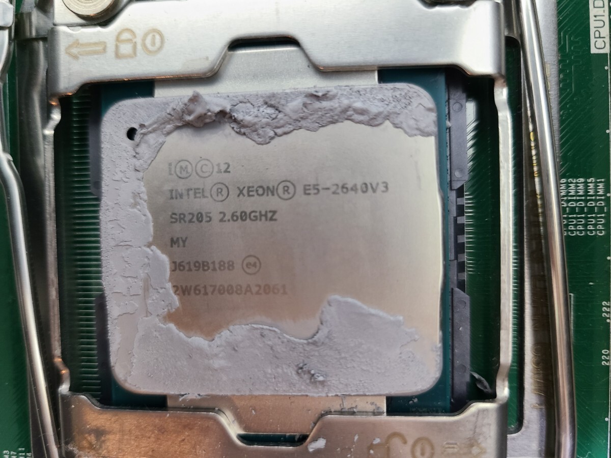 [ текущее состояние товар ] труба 1M42 HITACHI система оборудование GUA211AN-GJNANK0 CPU XEON E5-2640V3 Bios пуск OK память 8GB(×2 листов ),HDD нет,HDD крепление есть 