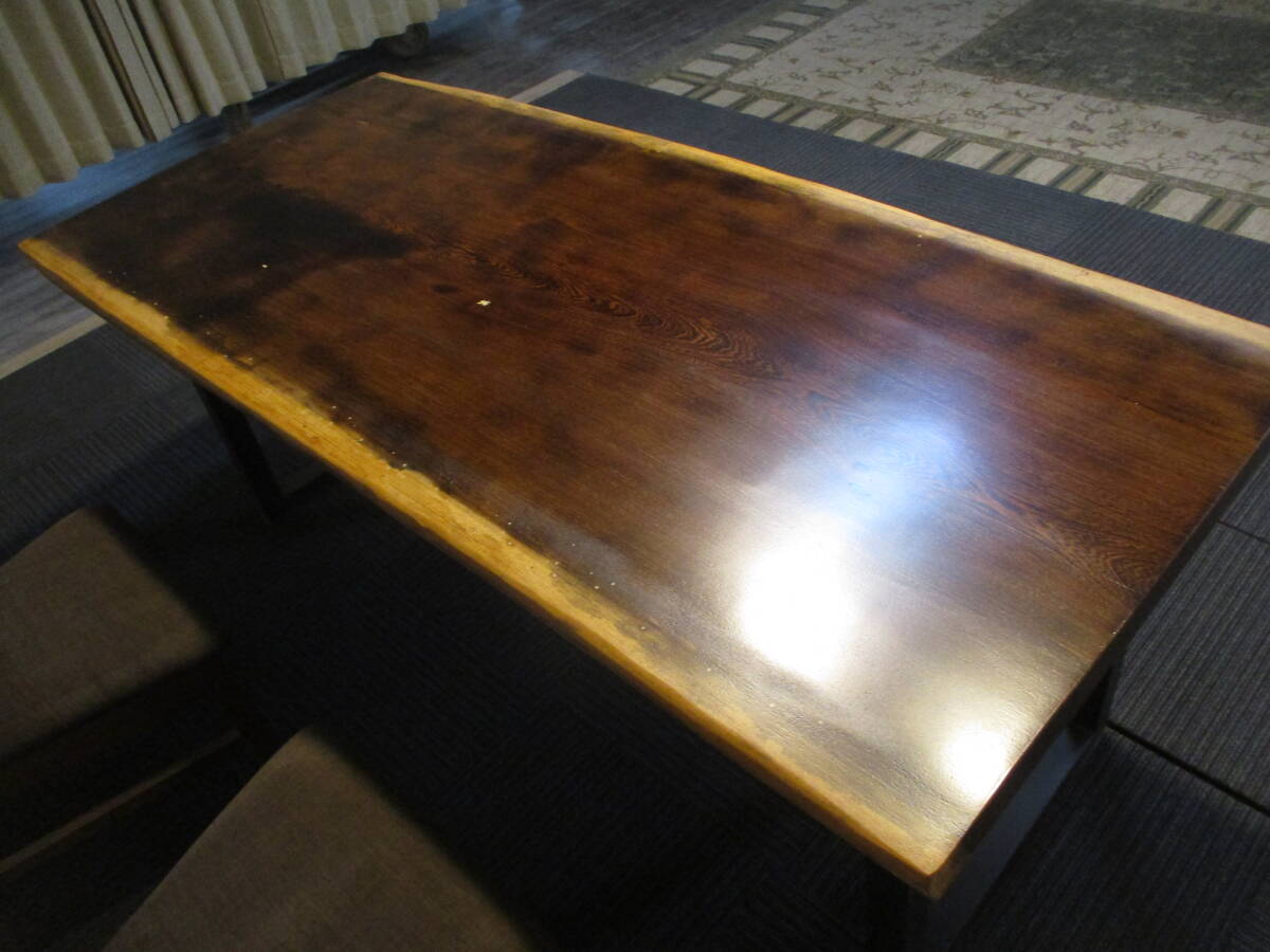 ＃1468■　ウエンジ　テーブル　ローテーブル　ダイニング　座卓　一枚板　天板 1468□ ウエンジ テーブル ローテーブル ダイニング 座卓 一枚板