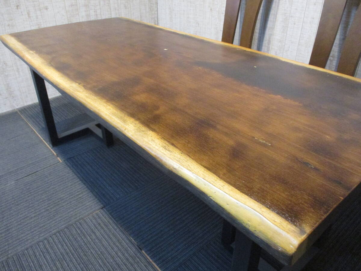 ＃1468■　ウエンジ　テーブル　ローテーブル　ダイニング　座卓　一枚板　天板 1468□ ウエンジ テーブル ローテーブル ダイニング 座卓 一枚板