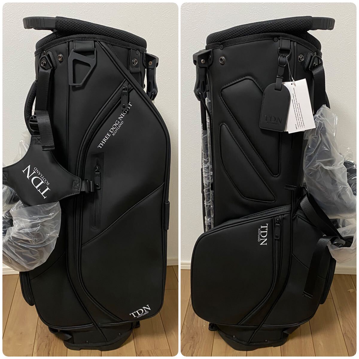 新品未使用TDN GOLFスタンド式キャディバッグ スコットランド 新品未使用TDN GOLFスタンド式キャディバッグ スコットランド