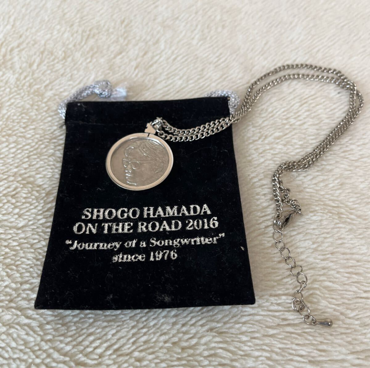 稀少】浜田省吾 ON THE ROAD 2016 コイン ペンダント ネックレス 稀少】浜田省吾 ON THE ROAD 2016 コイン ペンダント ネックレス