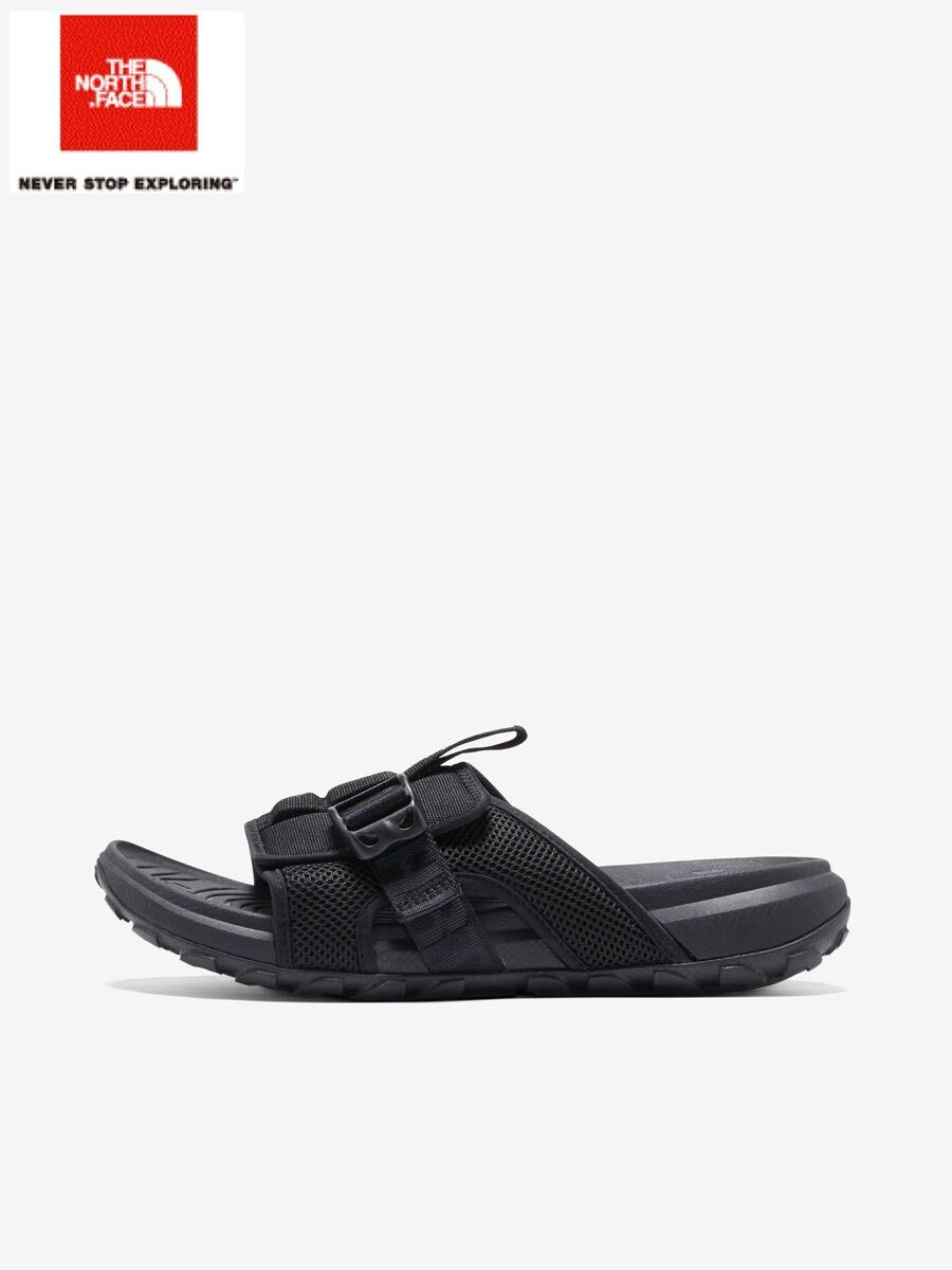 THE NORTH FACE Explore Camp Slide Black ザノースフェイス エクスプローラー キャンプ スライド／サンダル TNFブラック NF02452-KK／28cm