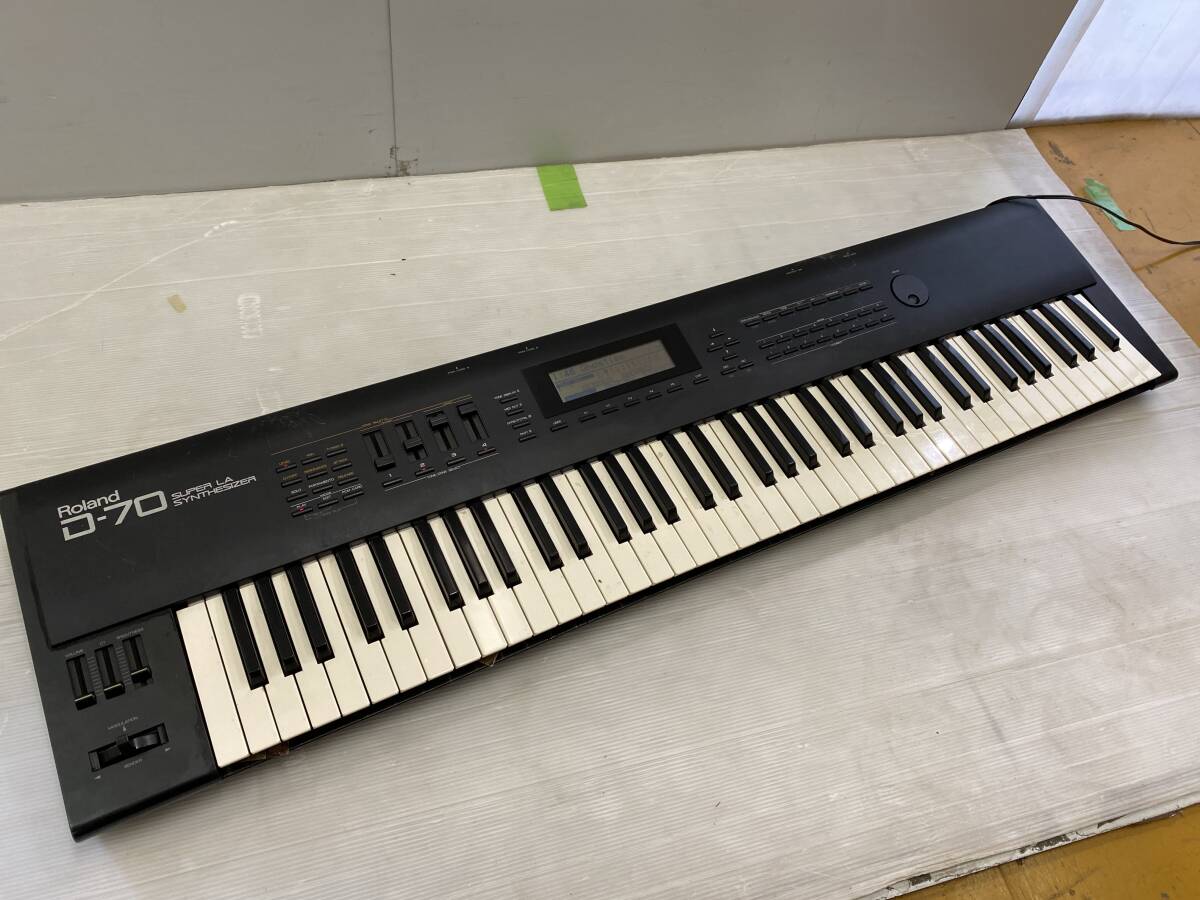 【現状品特価】ROLANDローランド シンセサイザー D-70 Yahoo!オークション - 3/23 11 Roland D-70 ローランド