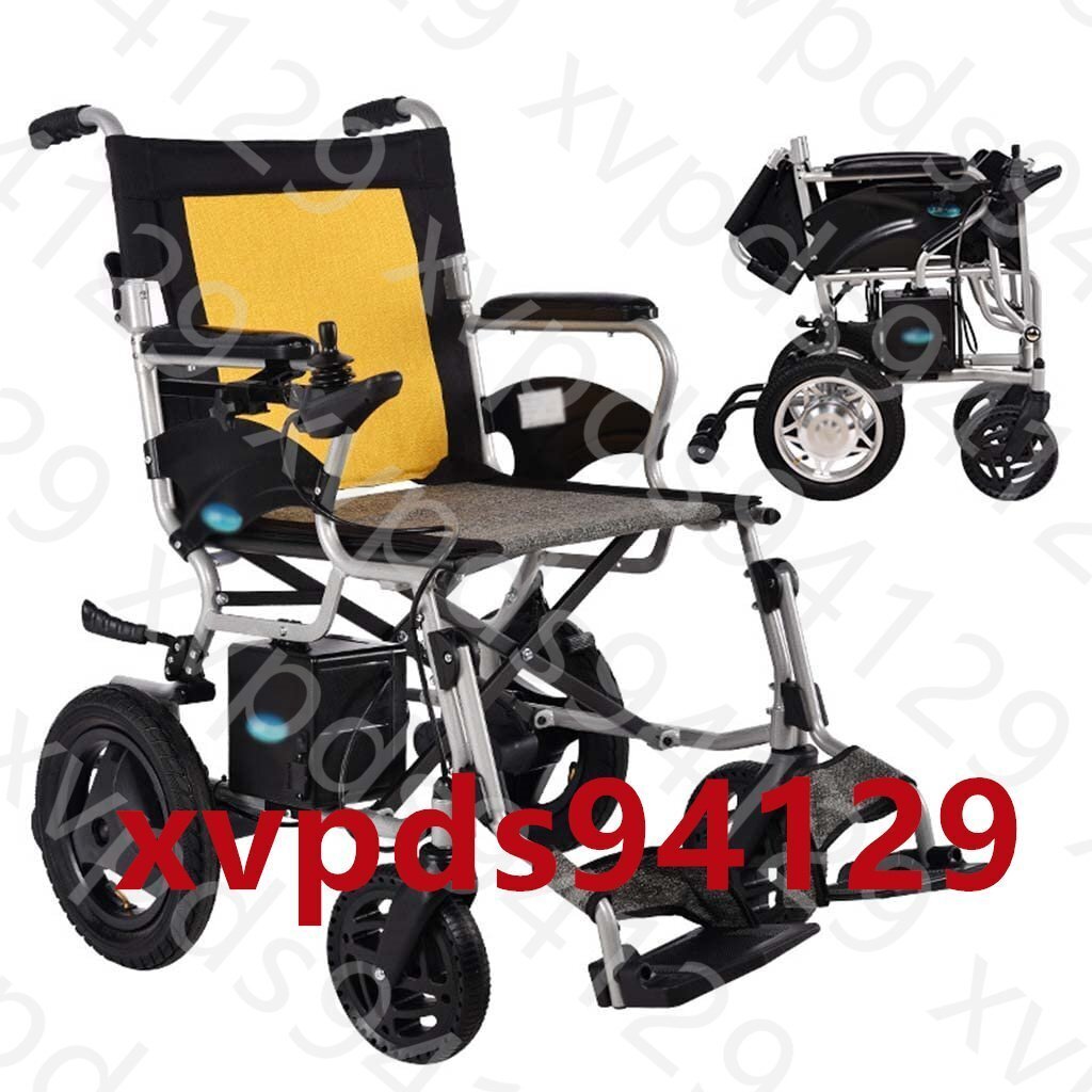 大人用電動(dòng)車椅子電動(dòng)折りたたみ式軽量デラックスアルミモバイルリチウム電池高齢者や身體障害者用電動(dòng)車椅子に適しています