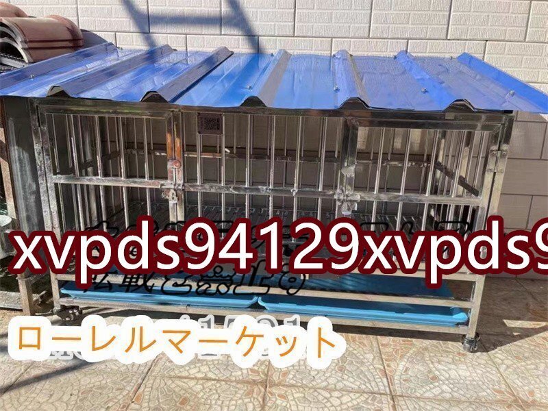 78*53*67cm 折り畳み式 実用品★鶏用ケージ ステンレス鋼 飼育ケージ 鶏籠 卵トレイ付き 鶏用ケージ